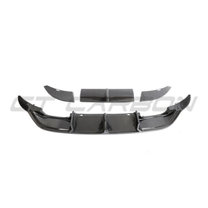 VW GOLF R MK7 2014-2017 CARBON FIBRE DIFFUSER