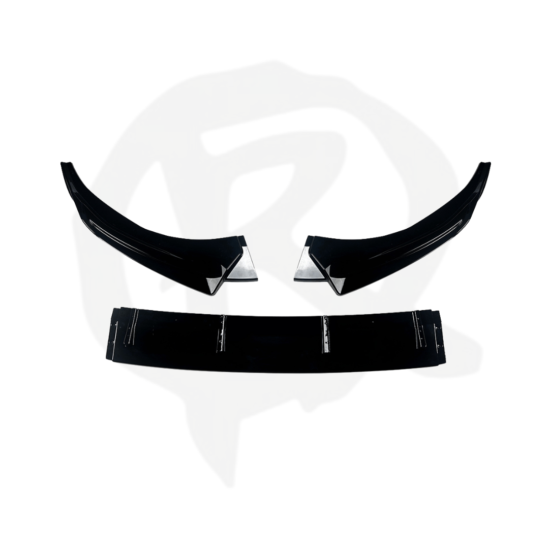 Audi A3 S3 8Y facelift S Line Front Lip - Gloss Black