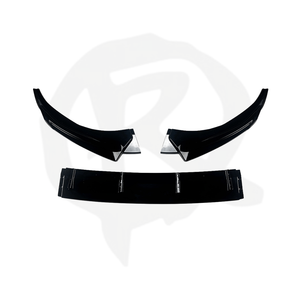 Audi A3 S3 8Y facelift S Line Front Lip - Gloss Black