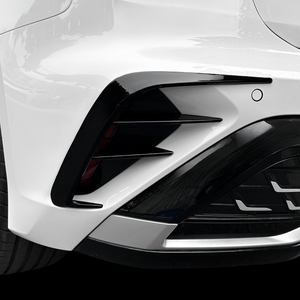 Audi A3 8Y S Line Facelift Hatchback Rear Bumper Flag - Gloss Black