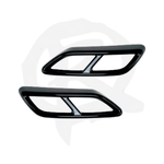 Audi A3 8Y Pre-Facelift S Line Muffler Cutter - Gloss Black