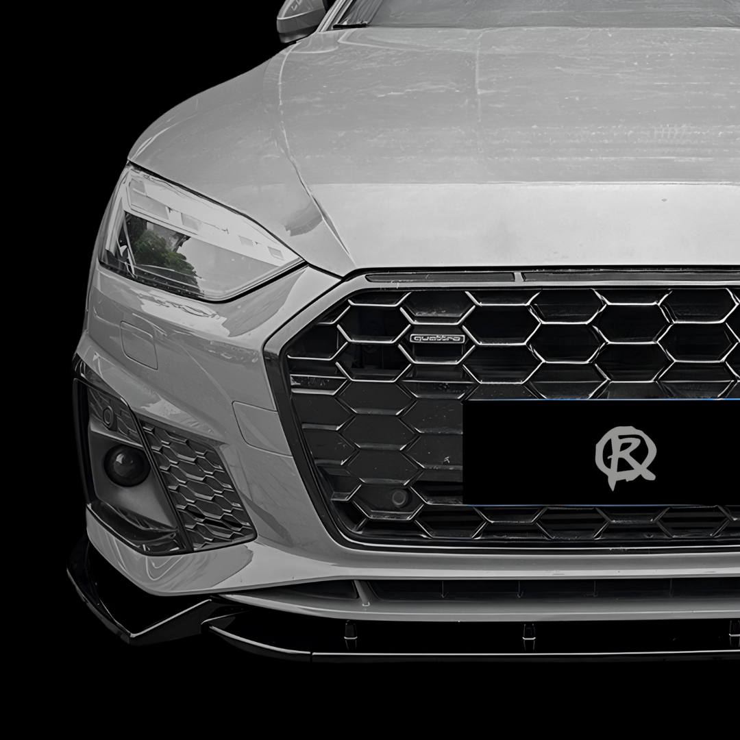 Audi A5 S5 F5 Facelift Front Lip - Gloss Black
