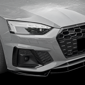 Audi A5 S5 F5 Facelift Front Lip - Gloss Black