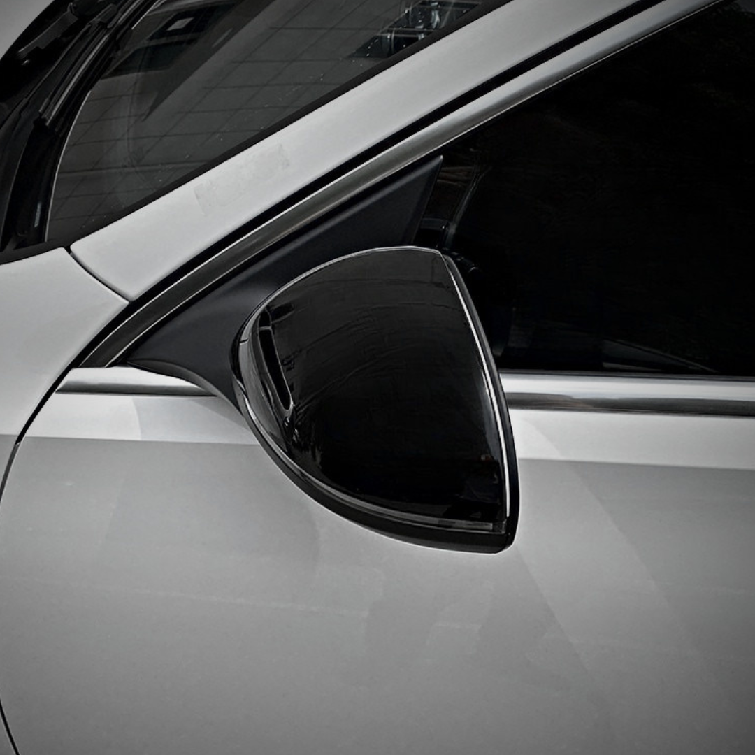 Mercedes C Class W206 Rear Mirror Cover - Gloss Black