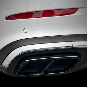 Mercedes C Class AMG Line W206 Muffler Cover - Gloss Black