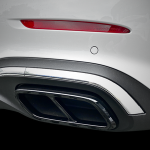 Mercedes C Class AMG Line W206 Muffler Cover - Gloss Black