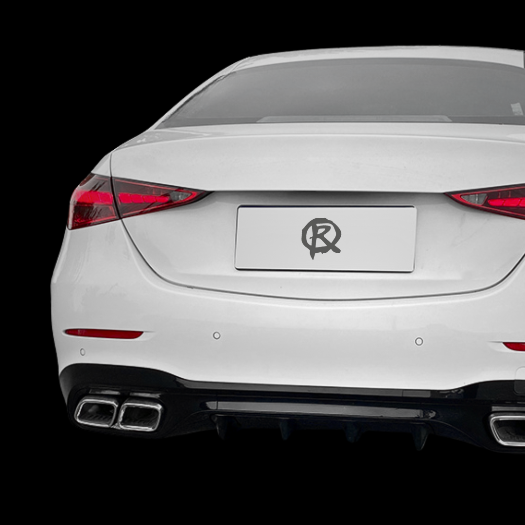 Mercedes C Class AMG Line W206 C63 Diffuser - Gloss Black