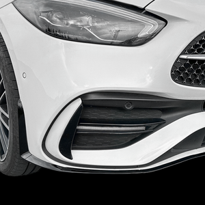 Mercedes C Class AMG Line W206 Front Lip - Gloss Black
