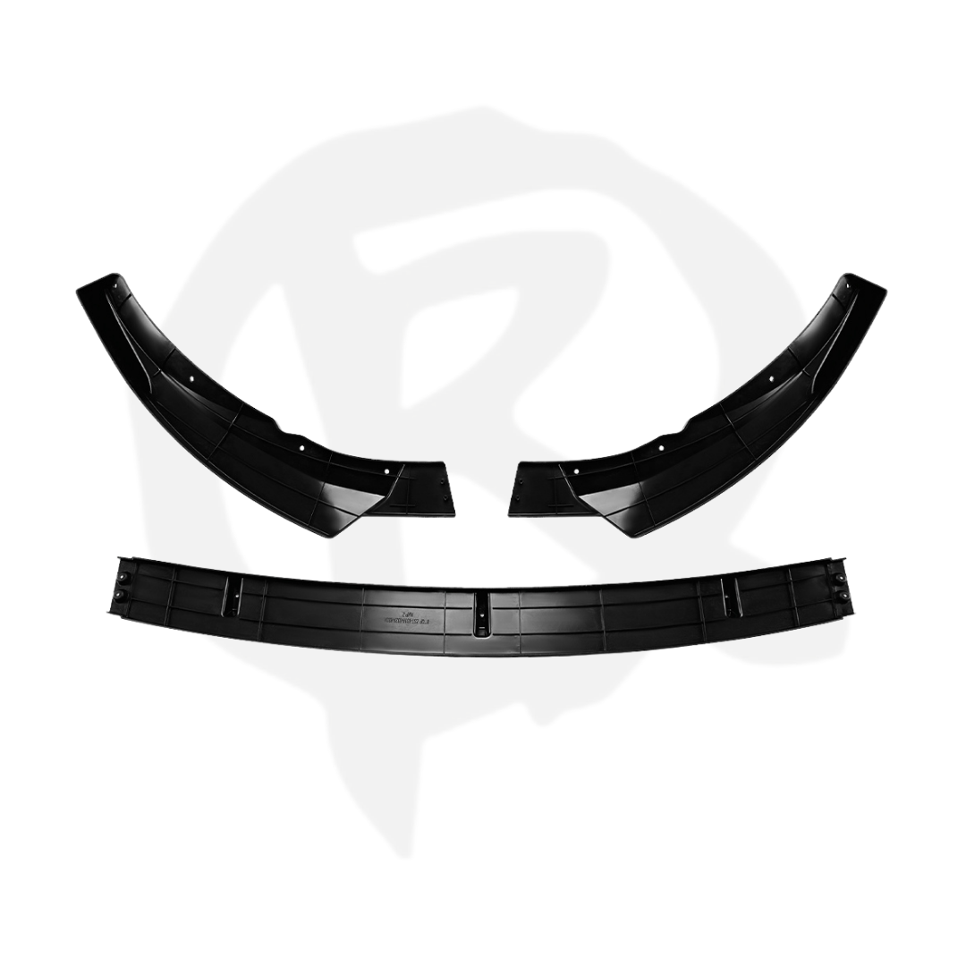 Mercedes C Class AMG Line Facelift W205 Front Lip - Gloss Black
