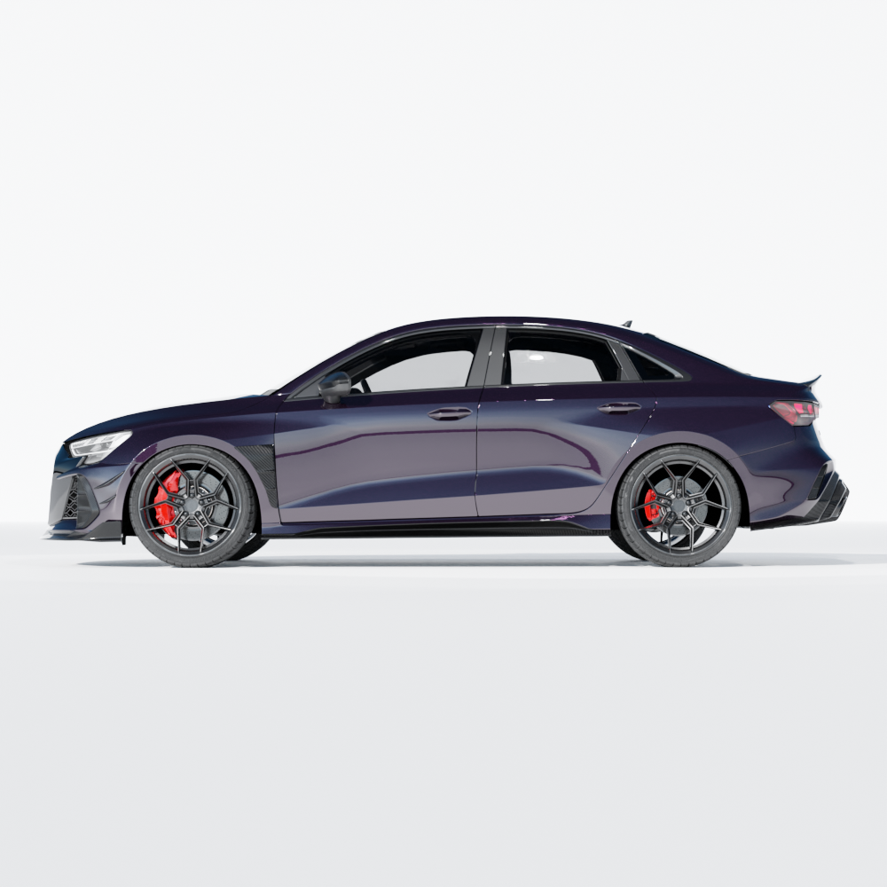 AUDI RS3 8Y 2025+ FACELIFT SALOON FULL CARBON FIBRE KIT - CT DESIGN V2