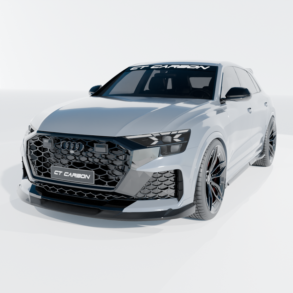 front-side of the audi rsq8 facelift