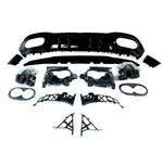 BLAK BY CT Diffuser MERCEDES A-CLASS W177 GLOSS BLACK QUAD TIP DIFFUSER