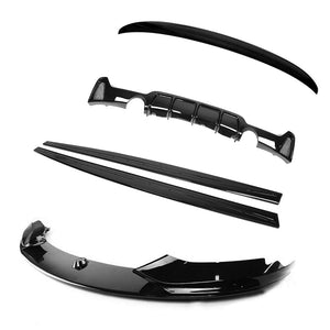 BLAK BY CT Full Kit BMW 4 SERIES F36 GLOSS BLACK FULL KIT (DUAL EXHAUST) - MP STYLE - BLAK BY CT CARBON