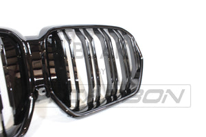 BLAK BY CT Grille BMW G06 X6 DOUBLE SLAT BLACK GRILLES - BLAK BY CT CARBON