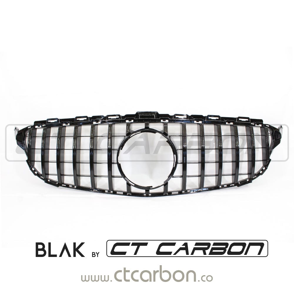 BLAK BY CT GRILLE MERCEDES W205 C CLASS 2019+ AMG BLACK GRILLE (WITHOUT CAMERA)