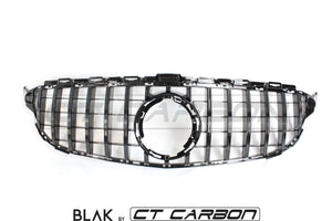 BLAK BY CT Grille MERCEDES W205 C63 AMG 2014-2018 AMG GT BLACK GRILLE (WITH CAMERA)