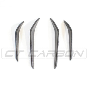 CT CARBON Bonnet Trim BMW M3/M4 (G80 G81 G82 G83) CARBON FIBRE FRONT BUMPER CANARDS