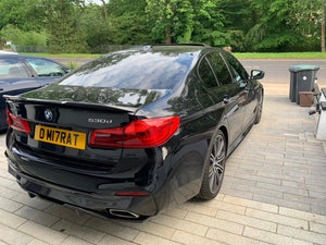 CT CARBON Diffuser BMW G30 M SPORT CARBON FIBRE DIFFUSER - OEM+ CT STYLE