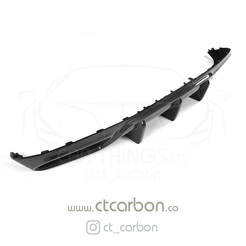 CT CARBON Diffuser MERCEDES W205 C63 & C63 COUPE 2DR CARBON DIFFUSER - OEM+ CT STYLE