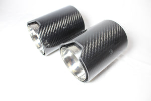 CT CARBON Exhaust Tips BMW CARBON EXHAUST TIPS 135i/140i/235i/240i/335i/340i/435i/440i - CHROME (SET OF 2)