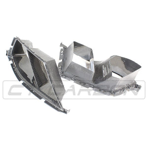 CT CARBON FULL KIT BMW M3/M4 G80/G81/G82/G83 Carbon Fibre Bumper Ducts - MP Style