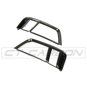 CT CARBON Rear Grille AUDI R8 V10 GEN 2 CARBON FIBRE REAR SIDE GRILLES