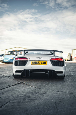CT CARBON Rear Wing AUDI R8 V10 GEN 2 CARBON FIBRE WING - V STYLE
