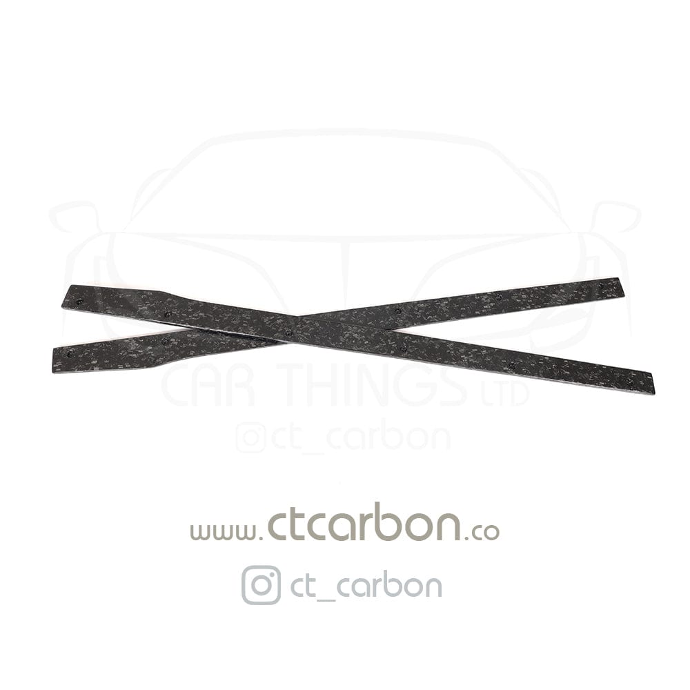 CT CARBON Side Skirts MERCEDES C63/C63S W205 COUPE & SALOON FORGED CARBON FIBRE SIDE SKIRTS - D STYLE