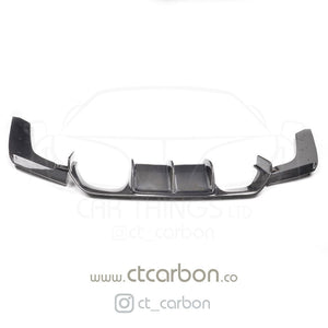 CT CARBON Splitter BMW M4 (F82) COUPE FULL CARBON FIBRE KIT - V STYLE