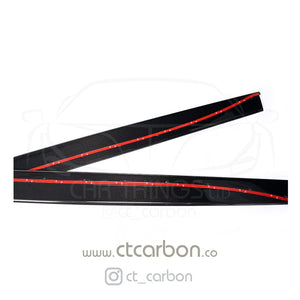 CT CARBON Splitter BMW M4 (F82) COUPE FULL CARBON FIBRE KIT - V STYLE