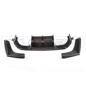 CT CARBON Splitter BMW M4 (F82) COUPE FULL CARBON FIBRE KIT - V1