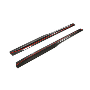 CT CARBON Splitter BMW M4 (F82 F83) CARBON FIBRE SIDE SKIRTS - PS STYLE