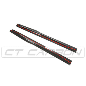 CT CARBON Splitter BMW M4 (F82 F83) CARBON FIBRE SIDE SKIRTS - PS STYLE