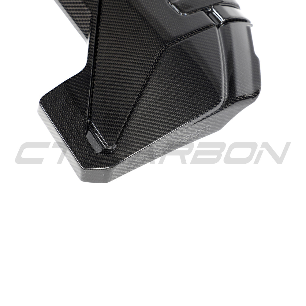 AUDI RS3 8Y 2020+ CARBON FIBRE ENGINE COVER-Accessories-CT CARBON-CT Carbon - High-quality carbon fiber and gloss black aerodynamic parts for premium sports and luxury vehicles.