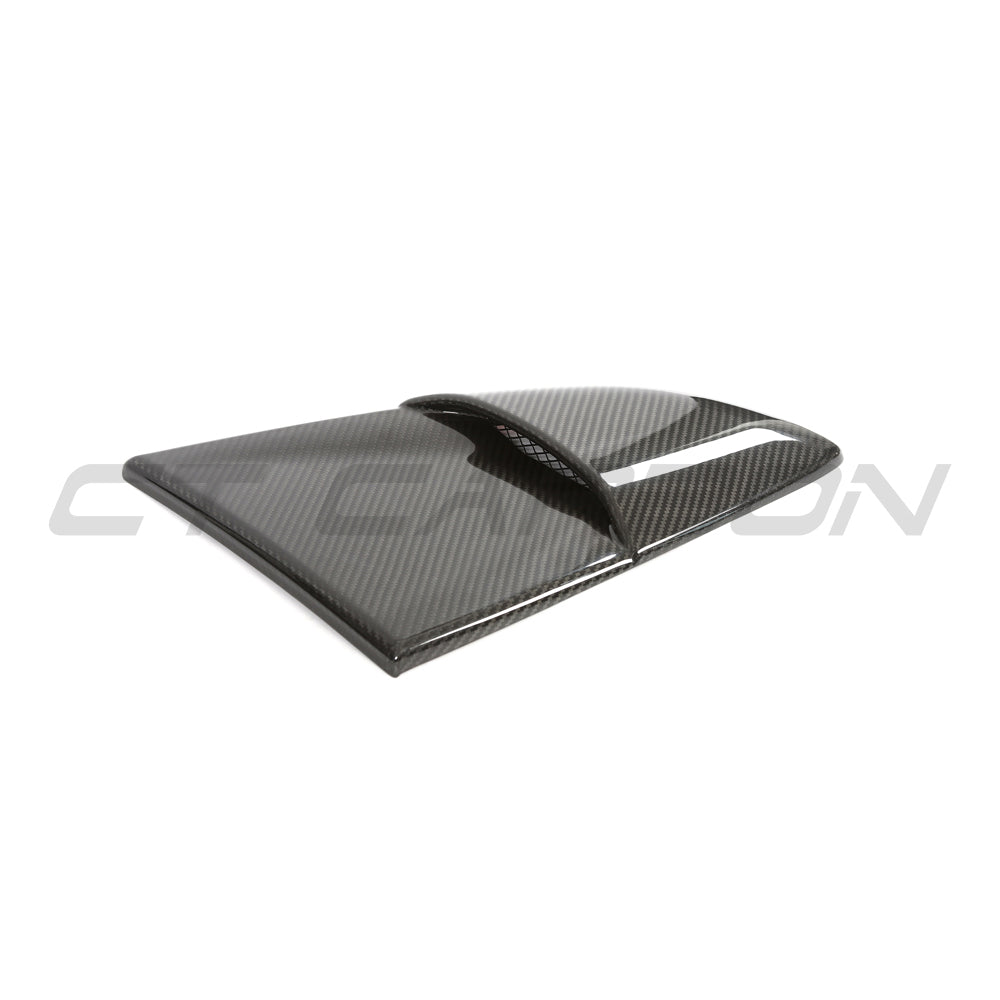 PORSCHE 718 2016+ CAYMAN CARBON FIBRE REAR WINDOW COVER-Accessories-CT CARBON-CT Carbon - High-quality carbon fiber and gloss black aerodynamic parts for premium sports and luxury vehicles.