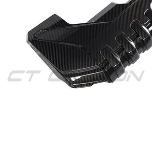 AUDI RS3 8Y 2020+ CARBON FIBRE ENGINE COVER-Accessories-CT CARBON-CT Carbon - High-quality carbon fiber and gloss black aerodynamic parts for premium sports and luxury vehicles.