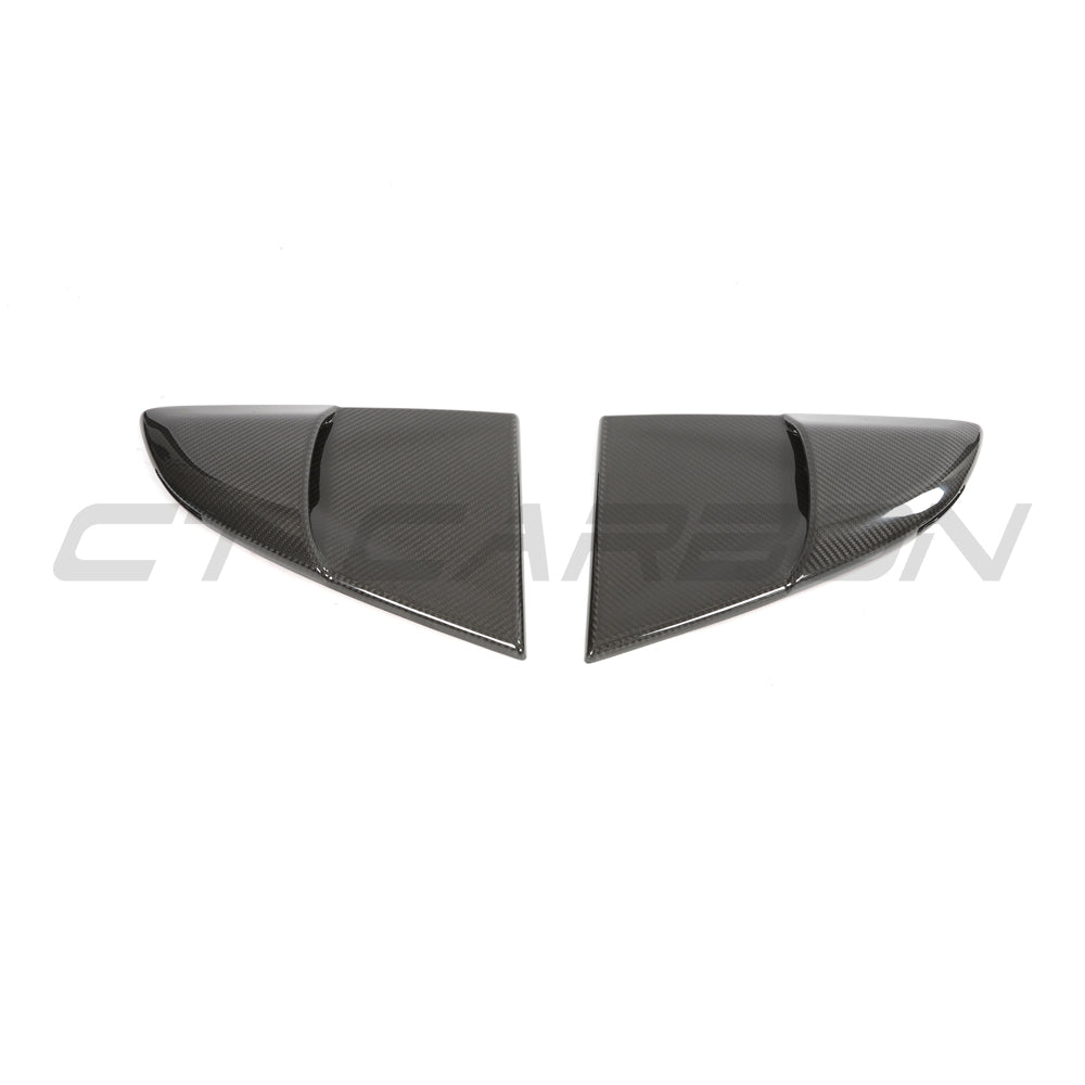 PORSCHE 718 2016+ CAYMAN CARBON FIBRE REAR WINDOW COVER-Accessories-CT CARBON-CT Carbon - High-quality carbon fiber and gloss black aerodynamic parts for premium sports and luxury vehicles.
