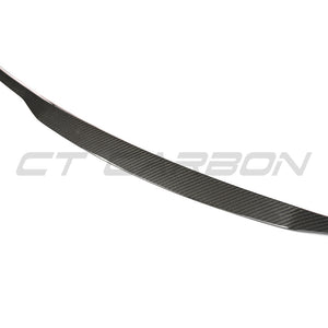BMW F95 X5M & G05 X5 2018+ CARBON FIBRE MIDDLE SPOILER-Spoiler-CT CARBON-CT Carbon - High-quality carbon fiber and gloss black aerodynamic parts for premium sports and luxury vehicles.