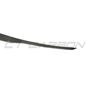 BMW F95 X5M & G05 X5 2018+ CARBON FIBRE MIDDLE SPOILER-Spoiler-CT CARBON-CT Carbon - High-quality carbon fiber and gloss black aerodynamic parts for premium sports and luxury vehicles.