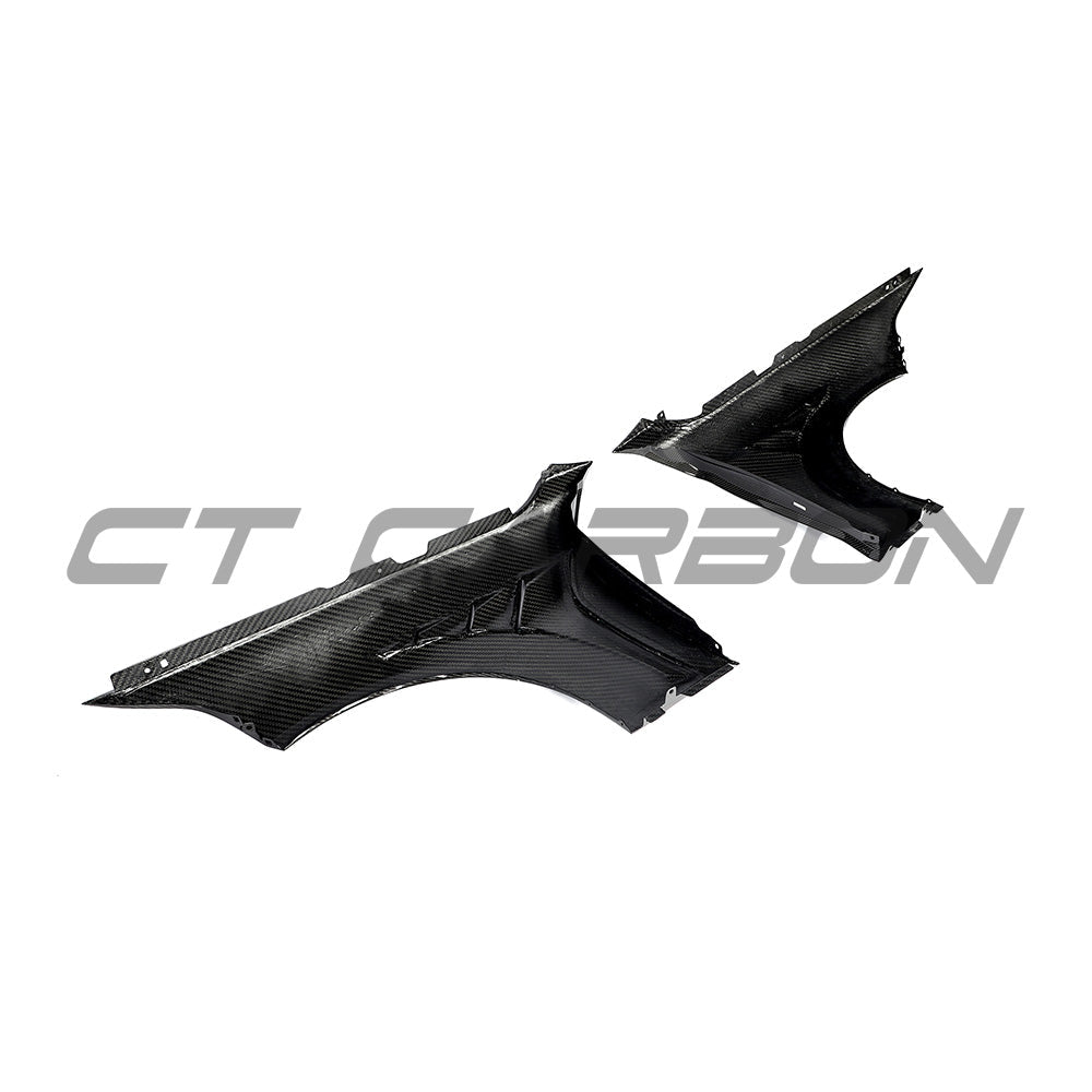 BMW F87 M2/M2C CARBON FIBRE FENDERS - CT DESIGN-Fenders-CT CARBON-CT Carbon - High-quality carbon fiber and gloss black aerodynamic parts for premium sports and luxury vehicles.