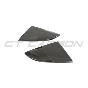 PORSCHE 718 2016+ CAYMAN CARBON FIBRE REAR WINDOW COVER-Accessories-CT CARBON-CT Carbon - High-quality carbon fiber and gloss black aerodynamic parts for premium sports and luxury vehicles.