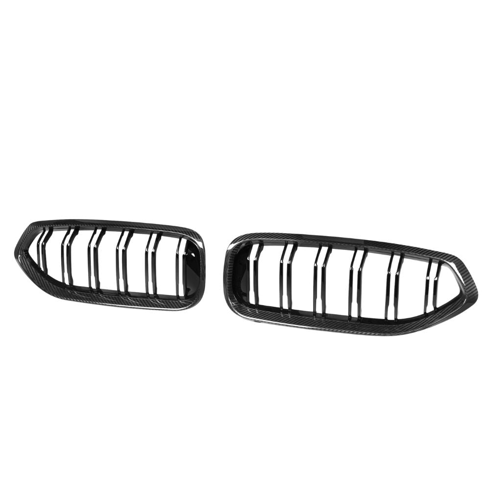 BMW Z4 G29 PRE-LCI DOUBLE SLAT CARBON FIBRE FRONT GRILLE-Grille-CT CARBON-CT Carbon - High-quality carbon fiber and gloss black aerodynamic parts for premium sports and luxury vehicles.