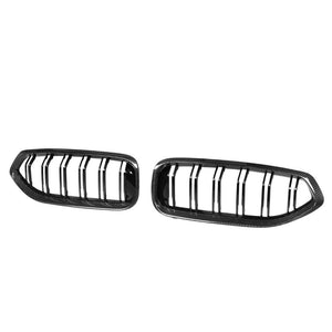 BMW Z4 G29 PRE-LCI DOUBLE SLAT CARBON FIBRE FRONT GRILLE-Grille-CT CARBON-CT Carbon - High-quality carbon fiber and gloss black aerodynamic parts for premium sports and luxury vehicles.