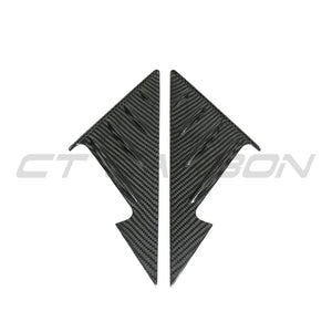 BMW M4 G82/G83 CARBON FIBRE MIRROR PILLAR TRIM-Accessories-CT CARBON-CT Carbon - High-quality carbon fiber and gloss black aerodynamic parts for premium sports and luxury vehicles.