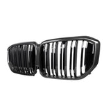 BMW X5 G05 LCI DOUBLE SLAT CARBON FIBRE FRONT GRILLE-Grille-CT CARBON-CT Carbon - High-quality carbon fiber and gloss black aerodynamic parts for premium sports and luxury vehicles.