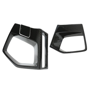 BMW X3M/X4M F97/F98 LCI 2022+ CARBON FIBRE FRONT BUMPER MIDDLE TRIM-Accessories-CT CARBON-CT Carbon - High-quality carbon fiber and gloss black aerodynamic parts for premium sports and luxury vehicles.