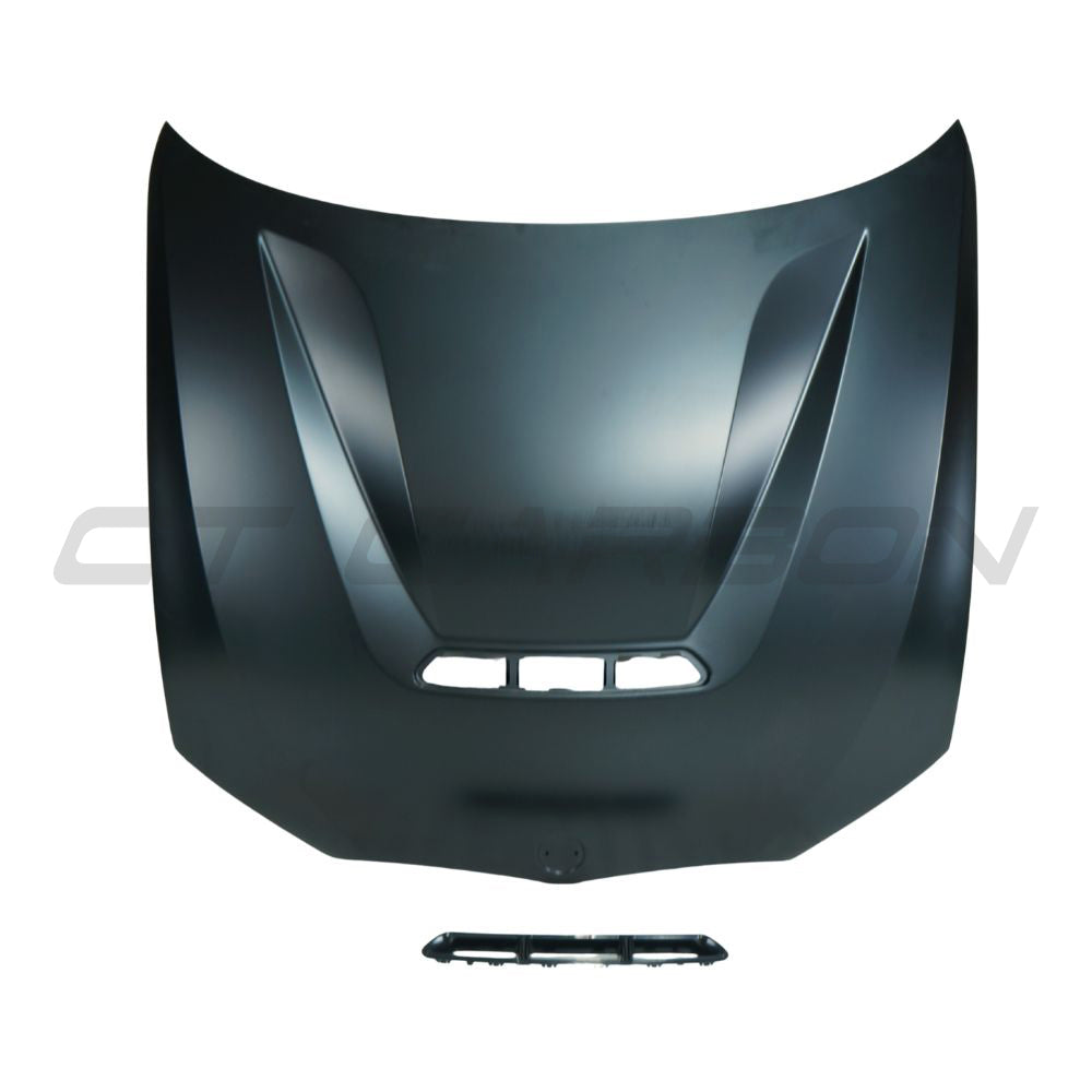 BMW 3 SERIES G20/G21 2018+ ALLUMINIUM BONNET - GTS STYLE-Bonnet-CT CARBON-CT Carbon - High-quality carbon fiber and gloss black aerodynamic parts for premium sports and luxury vehicles.
