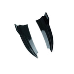 MERCEDES C43 & C CLASS COUPE/CONVERTIBLE W205 2014-2021 GLOSS BLACK REAR BUMPER CORNERS
