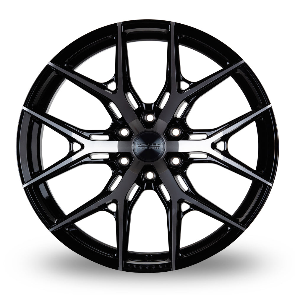 Vossen HF6-4 (8.5x17) (Mid Concave) Double Tinted Gloss Black