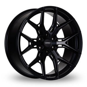 Vossen HF6-4 (8.5x18) (Mid Concave) Satin Black
